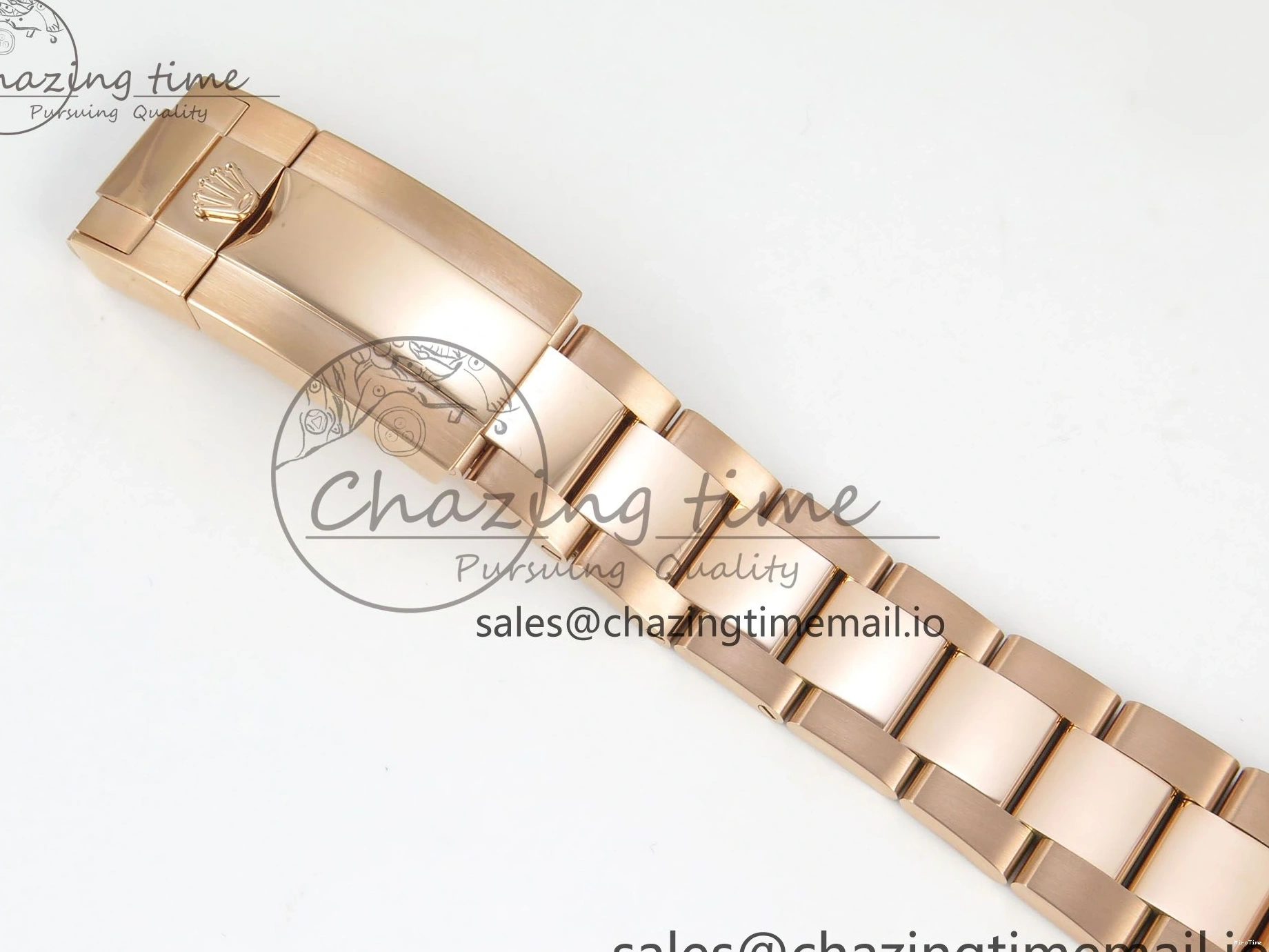 MiroTime 0130 WeatherProof Daytona 126505 RG Clean 1:1 Best Edition RG Champagne Stick Dial on RG Bracelet Super Clone DD 248